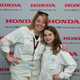 Martin and her daughter pose for a photo at Honda R&D’s annual “Take Your Child to Work Day” program.
